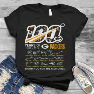 100 Years Of Packers Thank You For The Memories Handmade Shirt