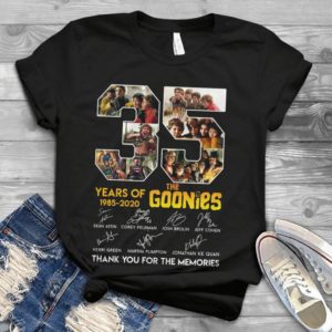35 Years Of The Goonies Thank You For The Memories Handmade Shirt