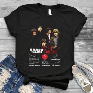 55 Tears Of Pink Flooyd 1965-2020 Signayure Memories Handmade Shirt