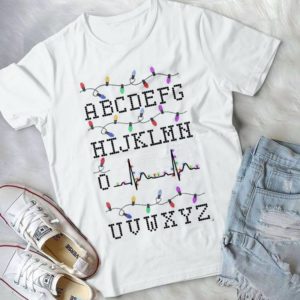 A B C D E F G H Alphabet Merry Christmas Handmade Shirt