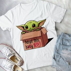 Adopt This Baby JeDi Star Wars Handmade Shirt