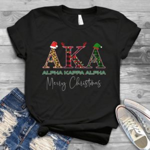 Aka Alpha Kappa Alpha Merry Christmas Handmade Shirt