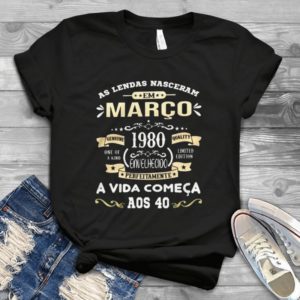As Lendas Nasceram Em Marco Geniume 1980 Handmade Shirt