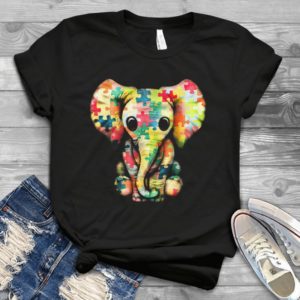 Autism Cute Elephant Autism Awareness Month Handmade Shirt