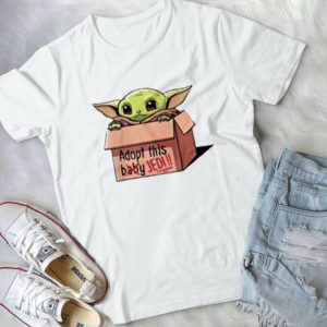 Baby Yoda Adopt This Baby Jedi Funny Unisex Handmade Shirt_compressed