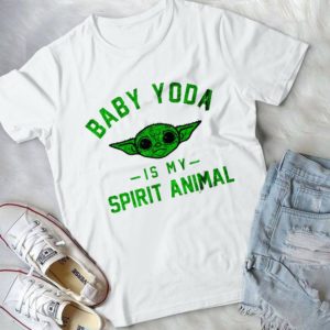 Baby Yoda Is My Spirit Animal  Handmade Shirt