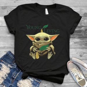 Baby Yoda Young Living Sential Oils Handmade Shirt_compressed