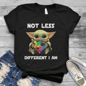 Baby Yoday Not Less Different I Am Shirt  Unisex Handmade Shirt_compressed