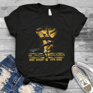 Black Mambaas Kobee Bryantts 1978 2020 Handmade Shirt