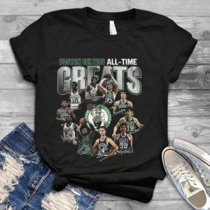 Boston Celtics All-time Great Volleyball Team Handmade Shirt