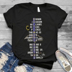 Brown Jackson Williams Peters Pierce Thomas Judon Humphrey Handmade Shirt