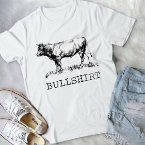 Bull Shirt Bull With Grass Funny Tee Handmade Shirt