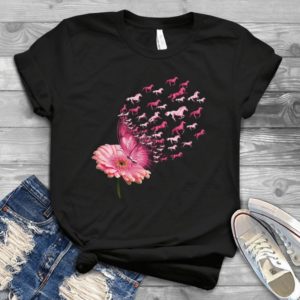 Butterfly Horse Flower For Women- Gift For Men Women- Valentines Day Handmade Shirt