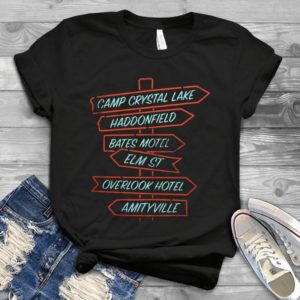 Camp Crystal Lake Haddonfield Bates Motel Elm St Handmade Shirt
