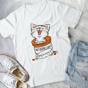 Cat Antidepressant Cat Lover Handmade Shirt