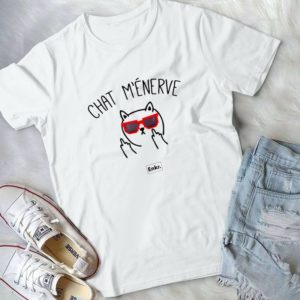 Chaty Menerve Cat Funny Cat Handmade Shirt