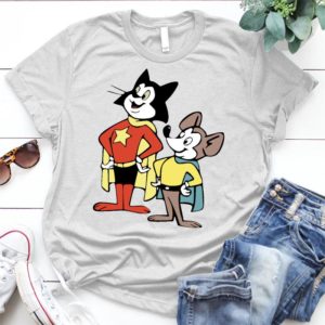 Courageous Cat With Minute Mouse - Shirt T-Shirt Funny - Gift Shirt - Best Shirt - Handmade Shirt