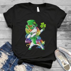 Cute Dabbing St Patriiicks Day Unicorn Shamrock Unicorn Funny Day Handmade Shirt
