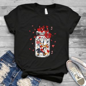 Cute Love Penguin Valentine Funny Handmade Shirt