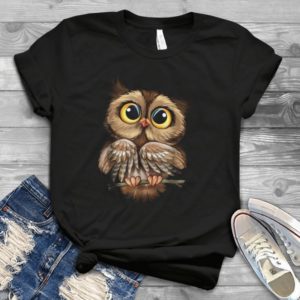 Cute Paint Owl Nightowl Funny Tee Handmade Shirt