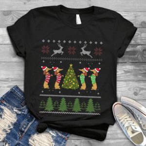 Dachshund Merry Christmas Gift Handmade Shirt