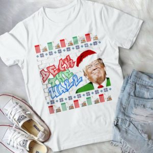 Deck The Wall Funny Merry Christmas Donnall Trrummpp Handmade Shirt