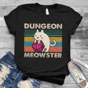 Dungeon Meowster Cute Funny Cat Handmade Shirt