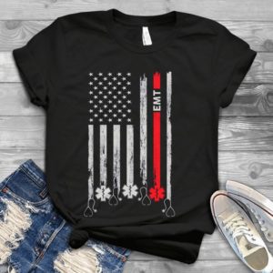 Emt Pride America Flag Nurse Day Handmade Shirt