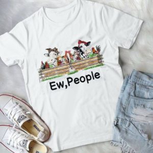 Ew People Funny Heifer Cow Chicken Sheep Dog Farmer Life Farming Handmade Shirt