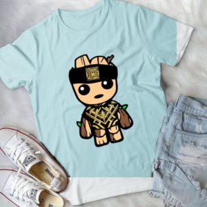 For Baby Groot Funny Black Panther Handmade Shirt