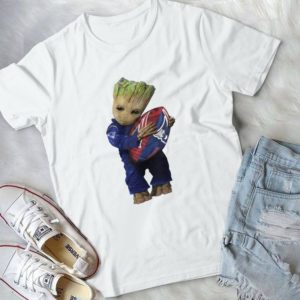 For Baby Groot Hug New England Patriots Handmade Shirt