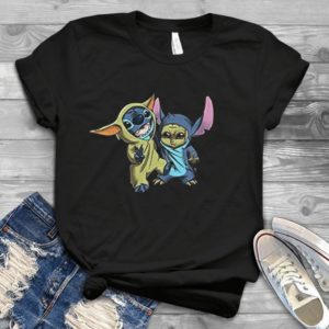 For Baby Stitch & Baby Yoda Lovely Handmade Shirt