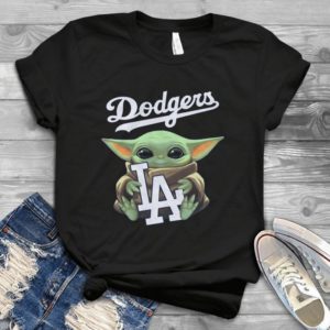 For Baby Yoda And Dodgers LA Handmade Shirt