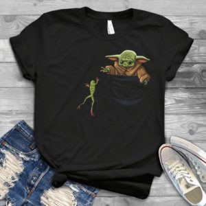 For Baby Yoda And Funny Frog Handmade Shirt