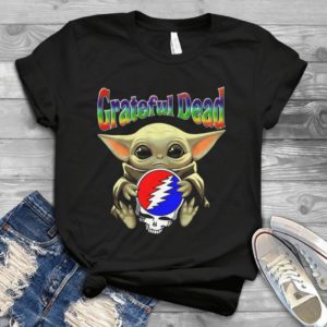 For Baby Yoda And Grateful Dead Handmade Shirt