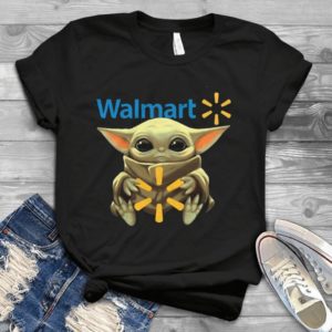 For Baby Yoda And Walmart Logo Handmade Shirt