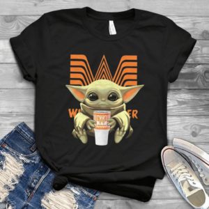 For Baby Yoda And Whataburge Logo Handmade Shirt