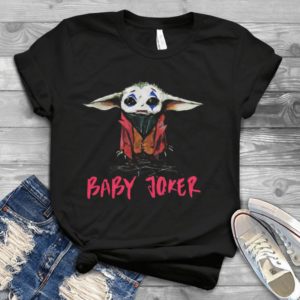 For Baby Yoda For Joker Fan For Baby Joker Handmade Shirt