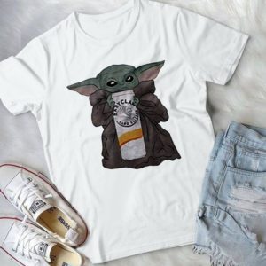 For Baby Yoda Holding Baby Claw Handmade Shirt