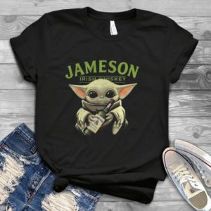 For Baby Yoda Hug Jameson Irish Whiskey Handmade Shirt