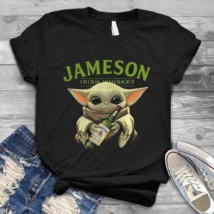For Baby Yoda Hug Jameson Irish WhiskeyT Shirts For Women Men Trending Handmade Shirt