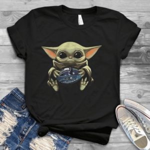 For Baby Yoda Hug Seattle Seahawks Handmade Shirt