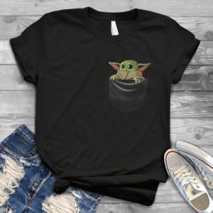 For Baby Yoda In Pocket Trending Handmade Shirt