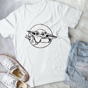 For Baby Yoda In Star Warr Handmade Shirt