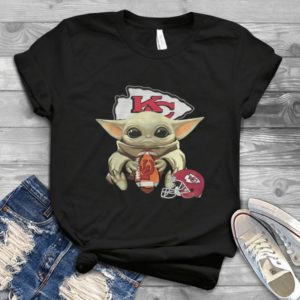 For Baby Yoda Kansas City Chiefs Handmade Shirt