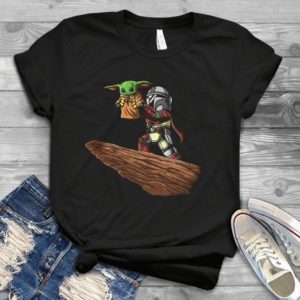 For Baby Yoda Mandalorian Star Wars Kawaii King Boba Fett Lion King Handmade Shirt