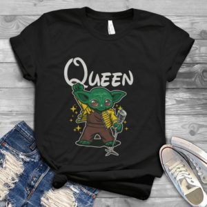 For Baby Yoda Singer Queen Handmade Shirt