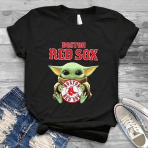 For Boston Red Sox Baby Yoda Star Wars Handmade Shirt
