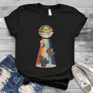 For Darth Vader Baby Yoda Ufo Chibi Handmade Shirt