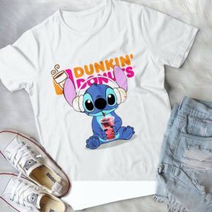 For Dunkin' Donnuts  For Stitch Handmade Shirt